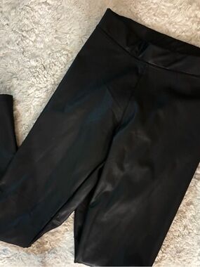 Black Faux Leather Leggings